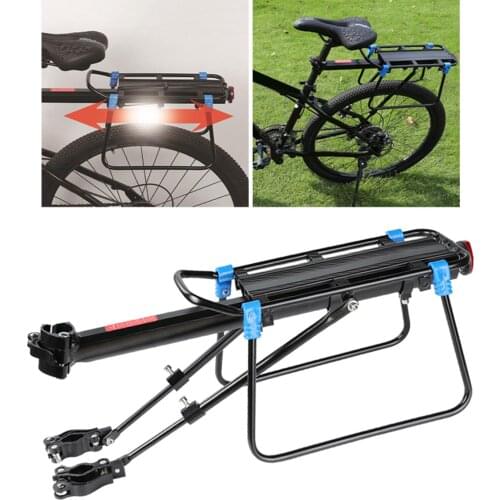 Bicycle Luggage Carrier Bike Rack Aluminum Alloy Cargo Rear Rack Shelf Cycling Seatpost Load Holder Stand for MTB Road Bikes