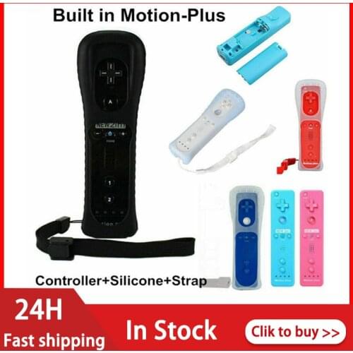 Built-in Motion Plus Wireless Remote Gamepad Controller For Wii /wii U 2 In1 For Nin Tend Wii U Remote Controle Joystick Joypad