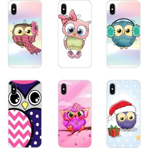 For Motorola Moto X4 E4 E5 G5 G5S G6 Z Z2 Z3 G3 G2 C Play Plus Cute Owl Hearts Lover Christmas Accessories Phone Cases Covers