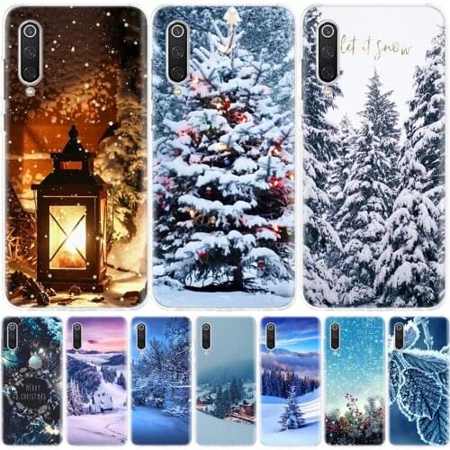 Landscape Winter Light Snow Phone Case for Xiaomi Redmi Note 9S 8T 8 7 8A 7 7A 6A 4X S2 MI 10 9 8 CC9 Lite F1 Pro Fashion Cover