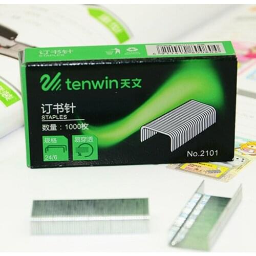 TEN-WIN 24/6 Staples Office Staples Finance Universal Staples 12 # , 1000 / box