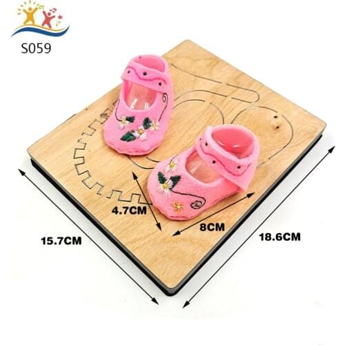 Baby shoes muyu cutting die new wooden mould cutting dies for scrapbooking Thickness-15.8mm S059
