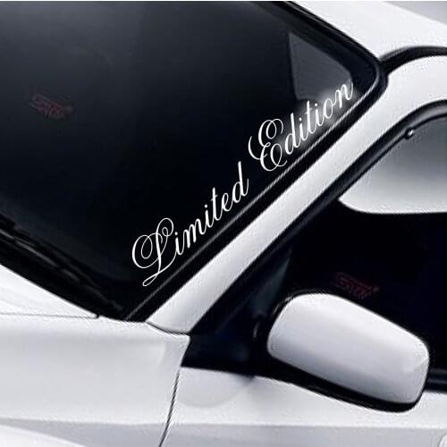 For LIMITED EDITION Car Windscreen Sticker Funny Lowered Slammed Stance Drift JDM DUB Vinyl Decal Styling