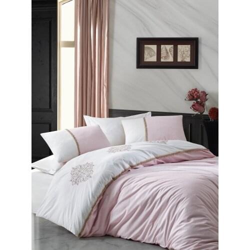 Cotton box turkey double quilt duvet cover bed sheet pillow king size duvet cover bed 100% cotton bedroom 6pcs Carel Pudra