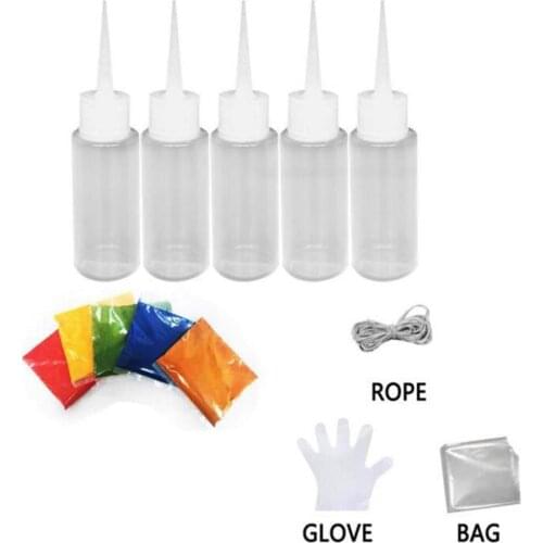 Tie Dye Kit, Tie-Dye Kit Fabric Textile Paints Fabric Textile Permanent Tie Dye Art Set with Rubber Bands for Kids DIY