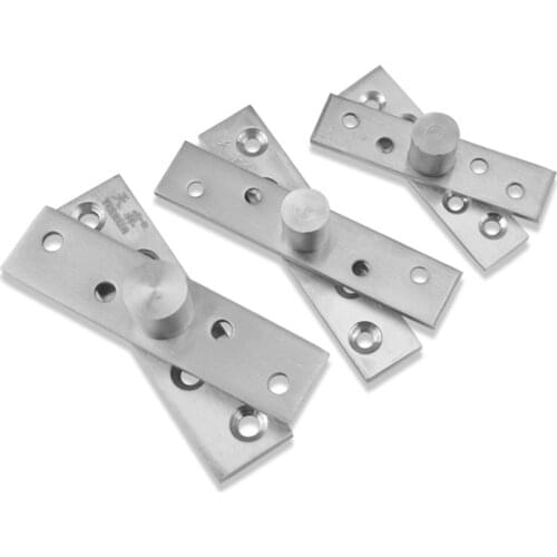 Invisible Furniture Hinge 1 Pcs/set Heaven and Earth Stainless Steel 360 Degree Rotation Heaven and Earth Hidden Door Hinge