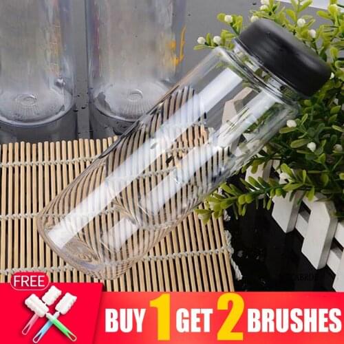 500ML BPA Free Portable PC Plastic Water Bottle for Travel Yoga Running Camping Sports Outdoor Hiking Student Leakproof Bottles