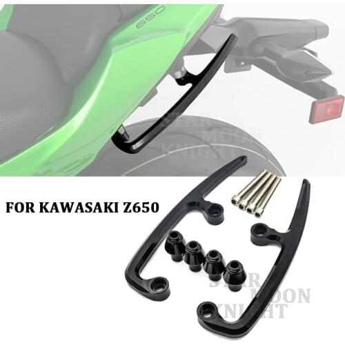 Motorcycle Rear Grab Bars Rear Seat Pillion Passenger Grab Rail Handle For Kawasaki NINJA650 NINJA 650 Z650 Z 650 2017 2018 2019