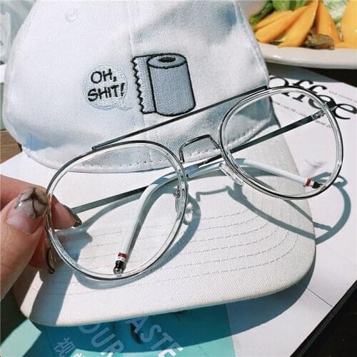 Vazrobe Transparent Glasses Women Male Aviation Eyeglasses Frames Female Oversized 152mm Spectacles for Reading Optical Lens