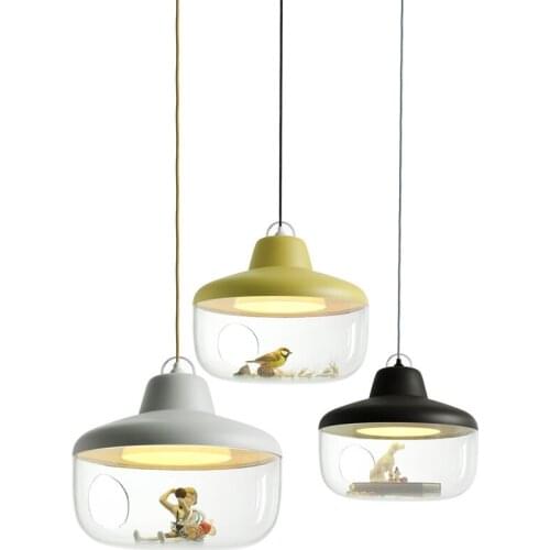White Black Yellow Cute Acrylic Pendant Lights Lamp For Restaurant Living Room Bedroom Droplight Suspension Homedecor PL429