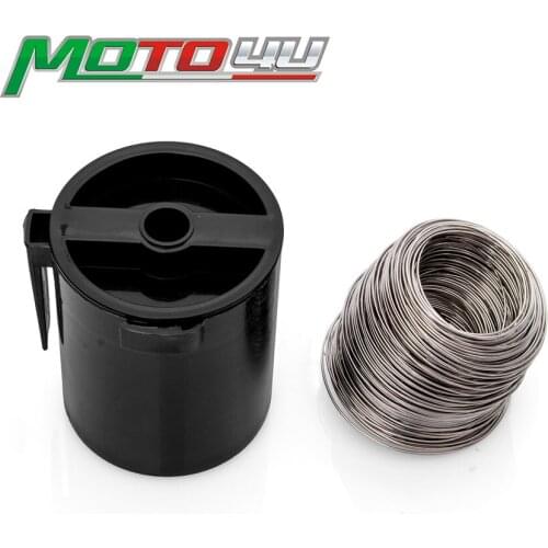 60M Long Stainless Steel Safety Wire Lockwire Corrosion Resistant 0.8 Diameter With Can Storage box easy to carry roll