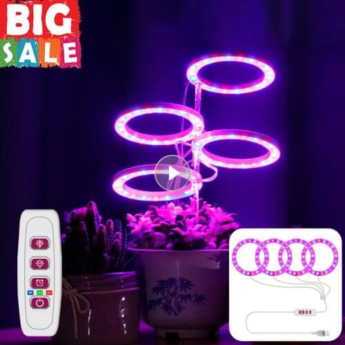 LED Grow Light Full Phyto Grow Lamp USB Phytolamp For Plants 5V Lamp For Plants Growth Lighting For Indoor Plant Growing Lamps