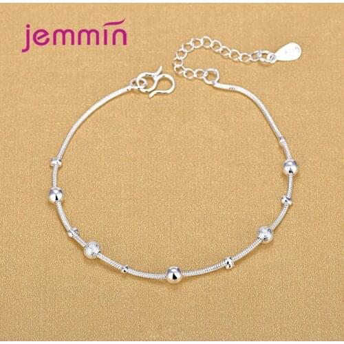 Adjustable Foot Chain for Women S925 Sterling Silver Chain Twisted Water Wave Bridal Wedding Jewelry Anklets Accessories