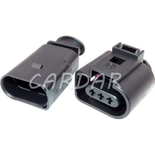 1 Set 3 Pin 1J0 973 703 1717888-1 1J0973803 1.5mm Auto Air-Condition Pressure Switch Socket Camshaft Sensor Plug Auto Connector