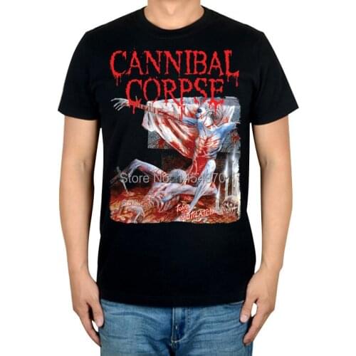 22 designs Horrible Demon CANNIBAL CORPSE Punk Rock 3D Brand camiseta Shirt fitness Hardrock heavy Blood Death Metal 100%Cotton