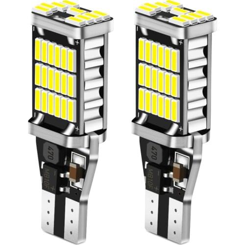 2x T15 W16W 921 LED Bulbs Car Reverse Lamp Brake Lights for kia cerato Stinger rio ceed Sorento Cerato Forte optima soul k3 k5