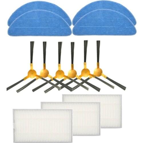 Side Brush HEPA Filter Mop cloth for Proscenic 830P Vacuum Cleaner Spare Parts Accessories