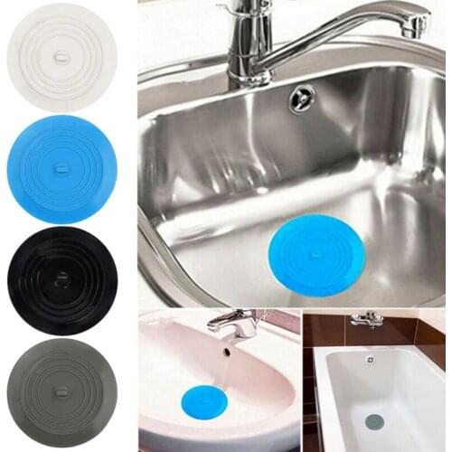 6 Inch Large Silicone Tub Stopper Bathtub Stopper Drain Plug Sinks Hair Stopper Flat Cover Bathroom Accessories