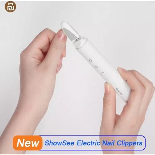 Original Youpin Showsee Electric Nail Trimmer Portable Safe Manicure Pedicure Dressing Grinding Polishing Nail Clipper Scissor