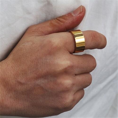 MOREDEAR 10mm Titanium Ring For Men And Women Rings