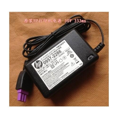New 30V 333mA AC Power Adapter Supply 0957-2286/0957-2290 Printer Charger for HP Deskjet 1050 1000 2050 2000 2060+power cord