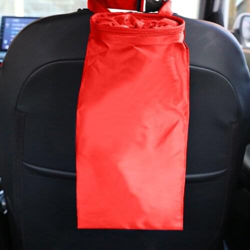 Car Seat Back Trash Holder Hang Reusable Litter Garbage Storage Bag Waste Bin Car Cleaning Tools Equipment for Car