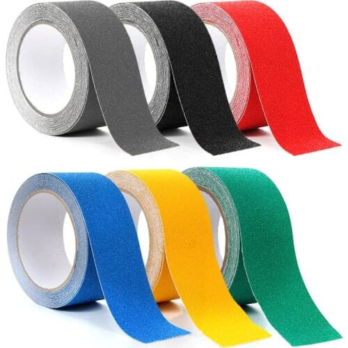 5M Anti-Slip Tape Outdoor Anti Slip Stickers High Friction Non Slip Traction Tape Abrasive Adhesive for Stairs Safety Tread Step