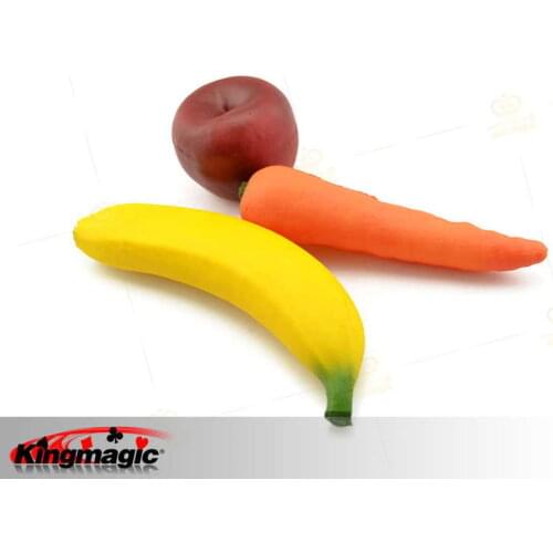 Appearing Rubber Apple (bananas or Carrot or bread) 1pcs price Kingmagic Magic Fruit Magic Props