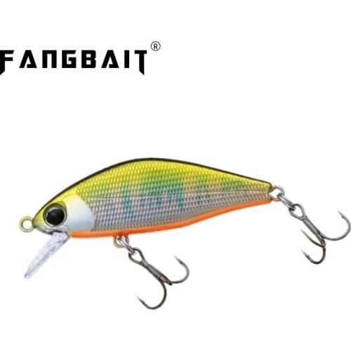 Fangbait Minnow 45mm 4g Wobbler Fishing Lure Japan Jerkbait Bait Perch Pesca Mini Sinking Wobblers Lures Hard Deep Artificial