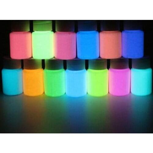 General 13 Color DIY Top Eco Non-toxic Odor Free Waterproof Graffiti Paint Luminous Acrylic Glow in The Dark Pigment Party Walls