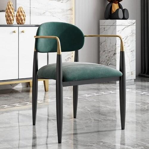 Sales Office Negotiation Table Chair Light Luxury Small Round Table Modern Simple Reception Room Leisure Area Dining Chair