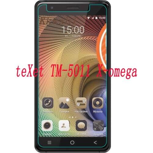 Smartphone Tempered Glass for teXet TM-5011 X-omega TM5011 9H Explosion-proof Protective Film Screen Protector cover phone