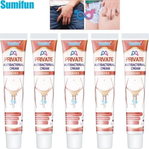 Sumifun 5Pcs Bacteriostasis Ointment Dermatitis Psoriasis Eczema Anti-inflammatory Pruritus Antipruritic Eczematoid Cream