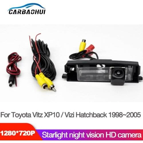 Car Reversing Back Up Camera For Toyota Vitz XP10 For Toyota Vizi Hatchback 1998~2009 Fish Eyes Night Vision Waterproof CCD HD