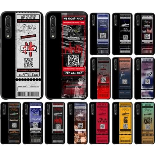 FHNBLJ Stray Kids Air tickets Design Phone Case for Huawei P30 40 20 10 8 9 lite pro plus Psmart2019