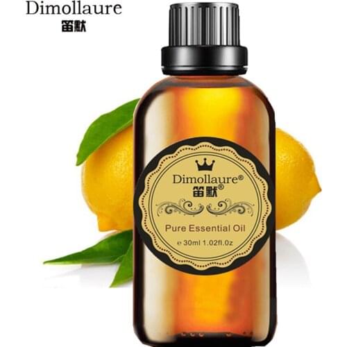 Dimollaure Lemon Essential Oil Relax Spirit Skin Care Whitening Aromatherapy Humidifier Body Massage Oil Acne Treament