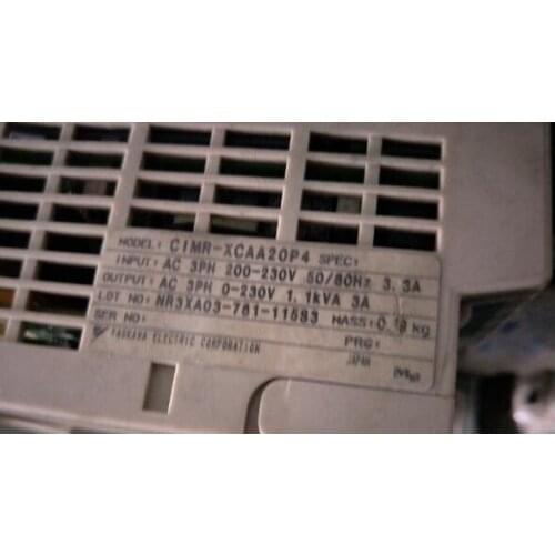 Inverter CIMR-XCAA20P4 0.4KW 220V , Used one , 90% appearance new , 3 months warranty , fastly shipping