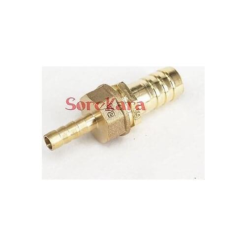 Hose Barb I/D 8mm x Hose Barb I/D 16mm Brass coupler Splicer Connector fitting for Fuel Gas Water