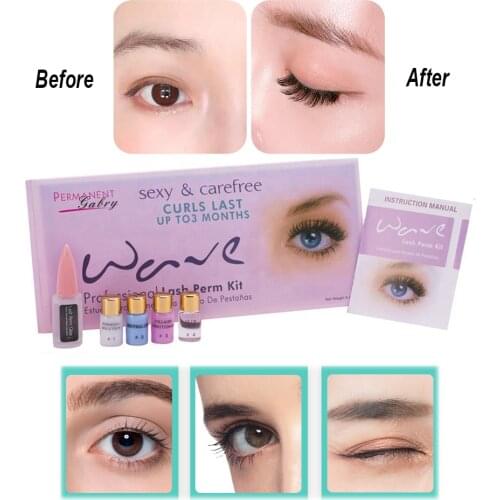 Super Curling Wave Lotion False Eyelashes Curls Perming Eye Lashes Permanent Lash Lift Perm Kit Makeup Tools Last Up T0 3 Months