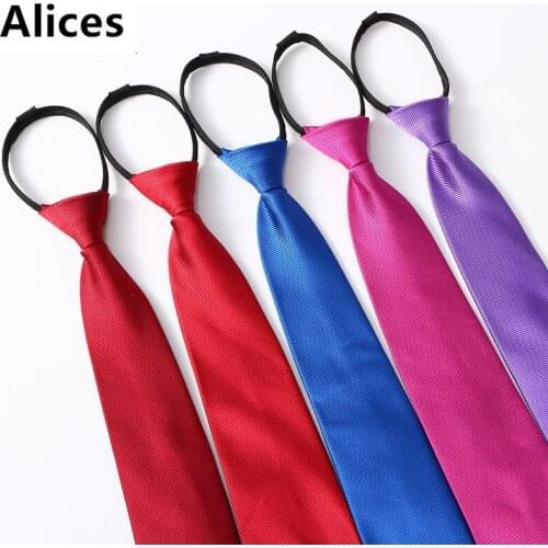 8cm New Mens Luxury Noble Necktie For Wedding Party Business Formal Suits Fashion Convenient Pre-tied Zipper Ties Necktie Gifts