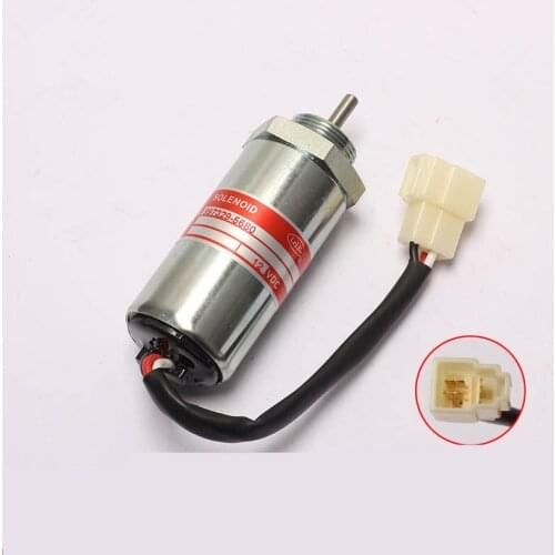 Suitable for Hitachi Excavator EX55 60 70 897329-5680 Case 75 flameout solenoid valve switch