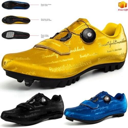 Professional Cycling Shoes Mens Mountain Bike Shoelace Lock 2021 Latest Outdoor Sports Shoes Hiking Shoes Road Cycling Shoes