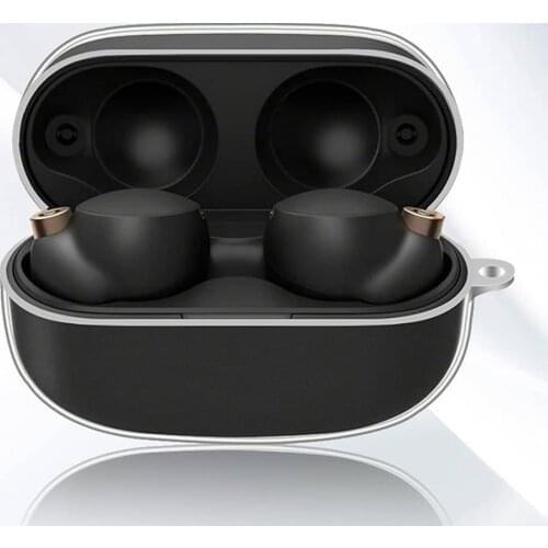 For Sony WF-1000XM4 Wireless Earphone Protective Case With Keychain TPU Clear Shockproof Sleeve Cover For Earbud Headphone Shell