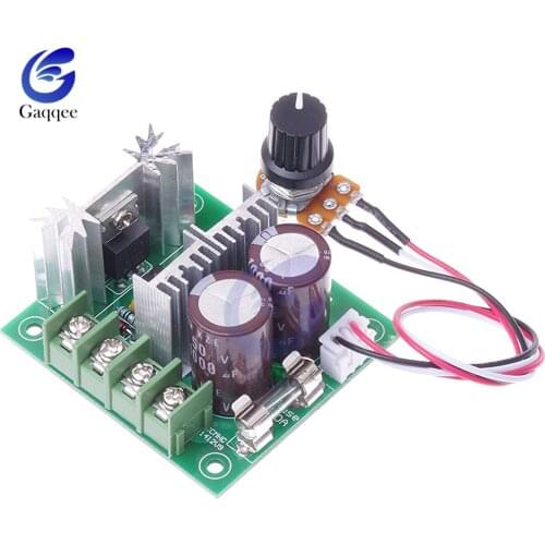 Adjustable DC Motor Speed Controller PWM DC 12V-40V 400W 10A Control 13kHz Adjustable Drive Module 24V 36V CCMHC CCMHCW Board
