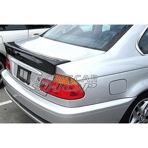 Real Carbon Fiber Trunk Spoiler CSL Bigger Wing Boot Lip Fit For 3-series BMW E46 Coupe 2Door 1998-2005 B018