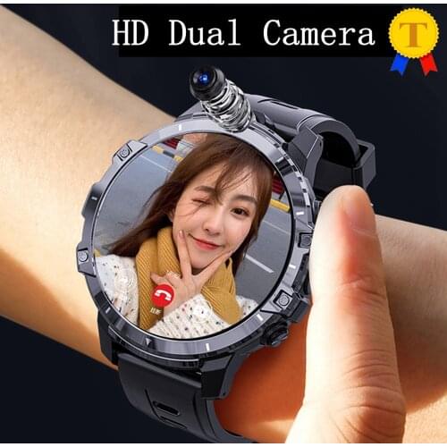 2021 New 4G Smart Watch 64GB 128GB GPS Smartwatch MT6762 850mAh 8MP Dual Cameras Heart Rate Sports Tracker For Apple Phone Watch