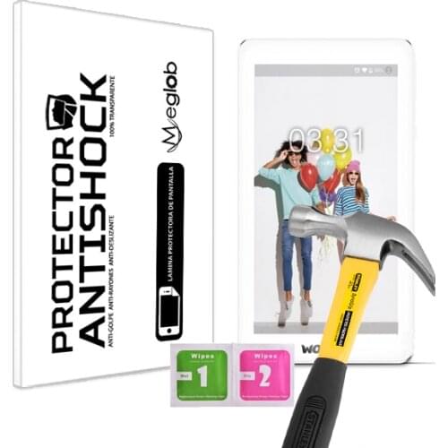 Screen protector Anti-Shock Anti-scratch Anti-Shatter compatible with Tablet Wolder miTab Colors 7