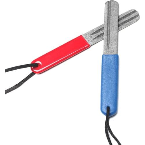 1PC Hot Portable Outdoor Double Groove Fishing Hook Sharpening Hone New Fishing Grinding Hook Sharpener Tool Fish Accessories