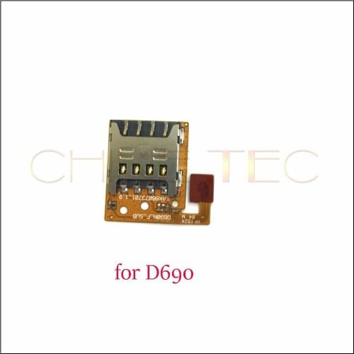 1pcs sim card slot reader socket flex cable for LG G3 Stylus D690