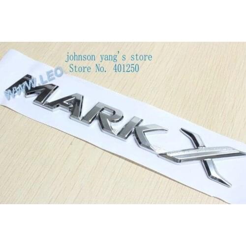 1 Pcs Silver REIZ MARK X MARKX Car Badge Sticker Chrome Emblem Badges Emblems High quality car body stick Car Styling